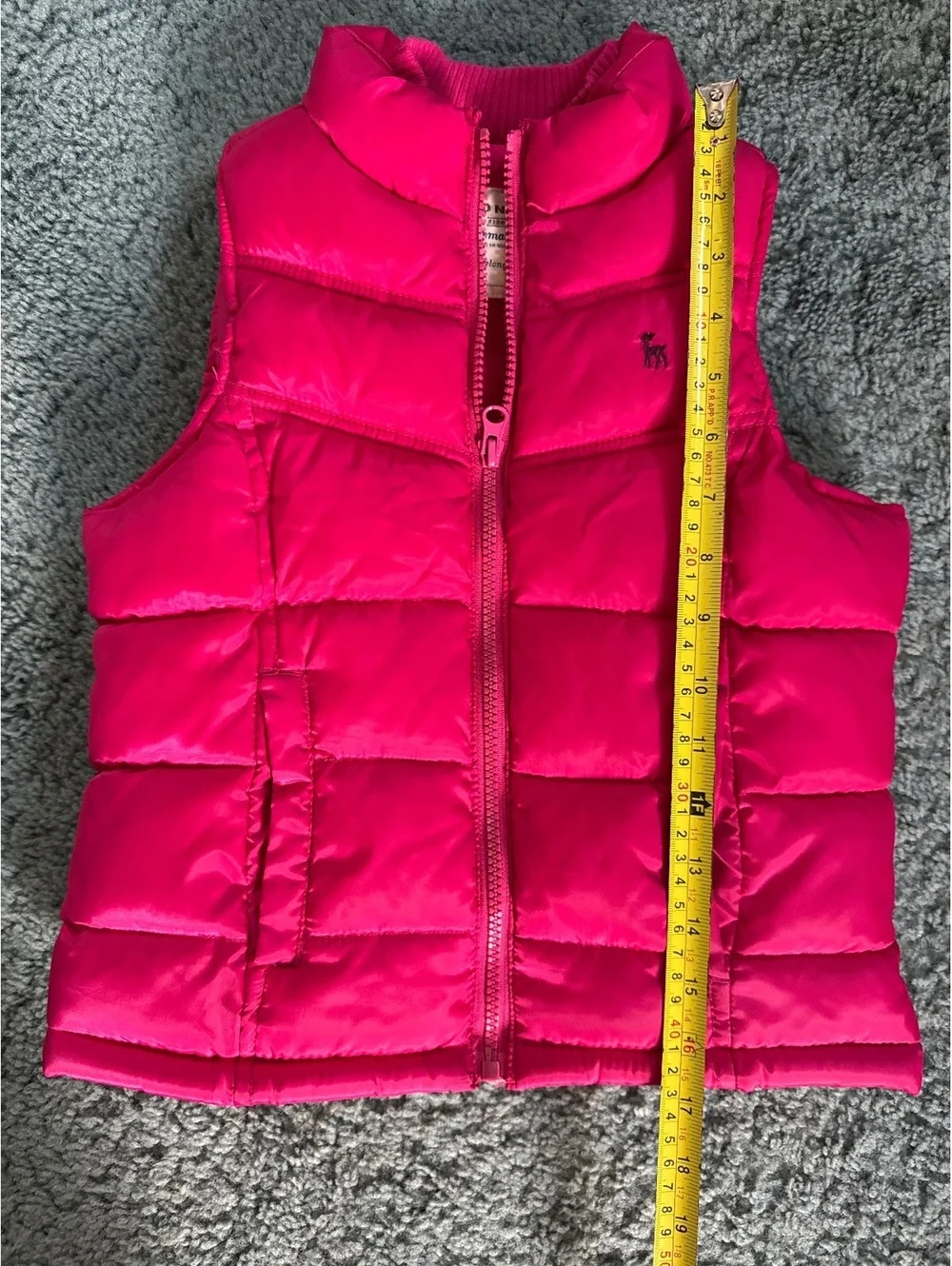 Old Navy Girls Pink Puffer Vest Small